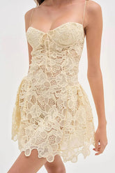 Coco Lace Sleeveless Mini Dress